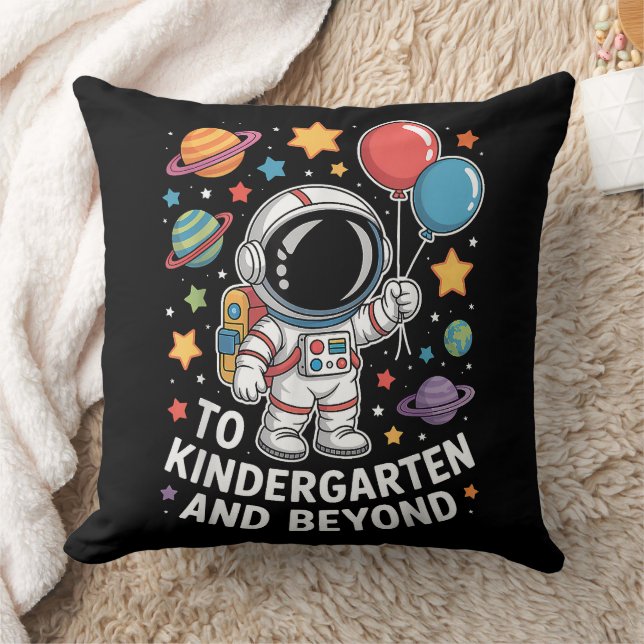 kleuterschool en verder astronaut ruimte kussen (Deken)