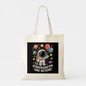 kleuterschool en verder astronaut ruimte tote bag (Achterkant)