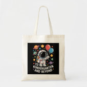 kleuterschool en verder astronaut ruimte tote bag (Voorkant)