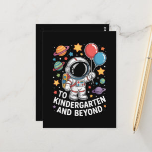 Kleuterschool En Verder Ruimtevaarder Ruimte  Briefkaart