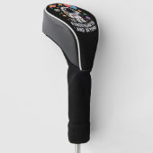Kleuterschool En Verder Ruimtevaarder Ruimte Golfheadcover (Schuin)