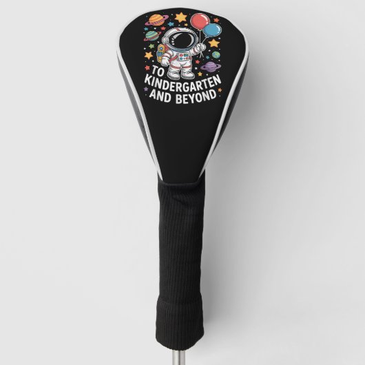 Kleuterschool En Verder Ruimtevaarder Ruimte Golfheadcover (Voorkant)
