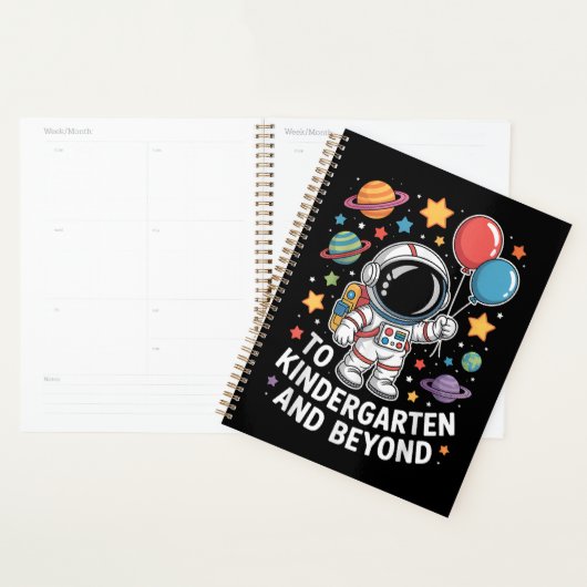 Kleuterschool En Verder Ruimtevaarder Ruimte Planner (Display)