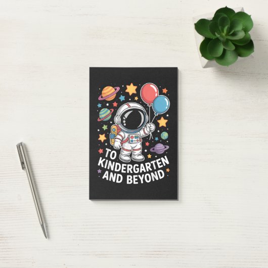 Kleuterschool En Verder Ruimtevaarder Ruimte Post-it® Notes (Kantoor)