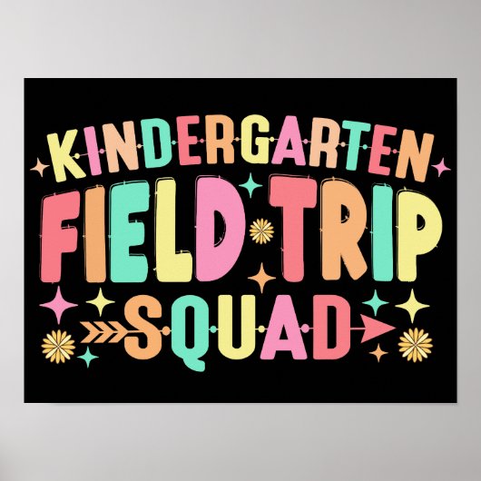 Kleuterschool Field Trip Squad Poster (Voorkant)