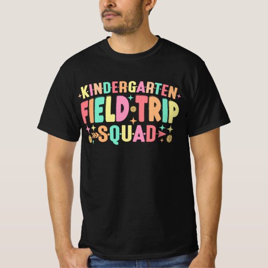 Kleuterschool Field Trip Squad T-shirt (Voorkant)
