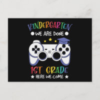 Kleuterschool gaat naar de 1e klas gamer cadeau