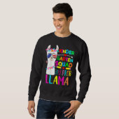 Kleuterschool Geen Prob Llama Leraar Trui (Voorkant volledig)