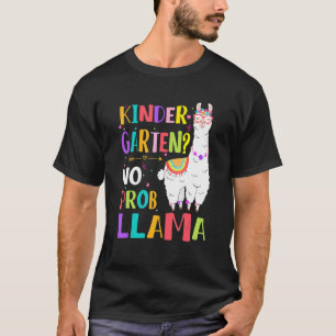 Kleuterschool Geen Prob Llama Terug Naar School Me T-shirt