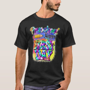 Kleuterschool Gelukkige Eerste Dag van School Tie T-shirt
