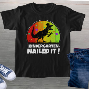 Kleuterschool "Genailed It!" T-Rex Dino Child's T-shirt