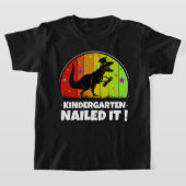 Kleuterschool "Genailed It!" T-Rex Dino Child's T-shirt (Laagn)