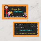 Kleuterschool Grade School Teacher Visitekaartjes (Voorkant / Achterkant)