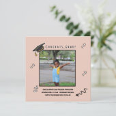 Kleuterschool Graduation Party Uitnodiging (Staand voorkant)