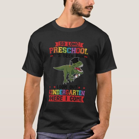 Kleuterschool Het is uitkijken kleuterschool diplo T-shirt (Voorkant)