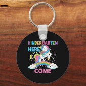 Kleuterschool Hier kom ik school kleuterschool mei Sleutelhanger (Voorkant)