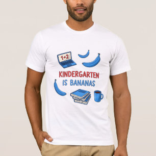Kleuterschool is Bananen Grappig School Citaat T-shirt