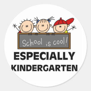Kleuterschool is Cool Ronde Sticker