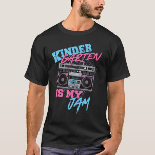 kleuterschool is mijn jam 80s kindermeisje t-shirt