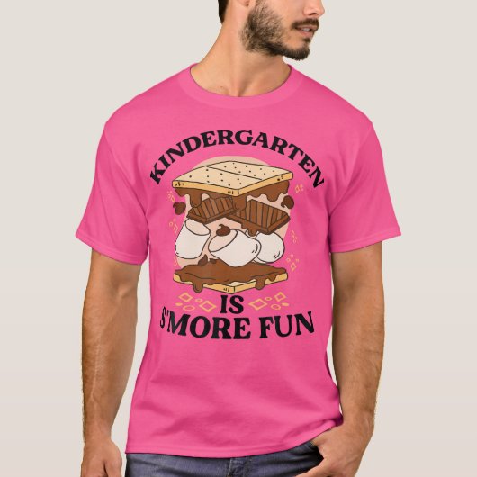 Kleuterschool is s'leuker - Peuter Camping Smore T-shirt (Voorkant)