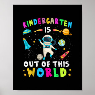 Kleuterschool is van deze wereld terug naar school poster