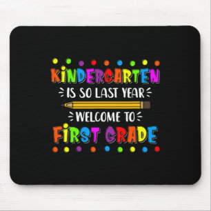 Kleuterschool is zo vorig jaar Back To School Muismat