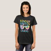Kleuterschool Kerel Potlood Eerste Dag School Kle T-shirt (Voorkant volledig)