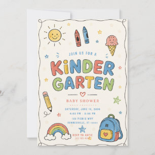 Kleuterschool Kinderen School Feest Preschool Klas Kaart