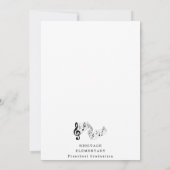 Kleuterschool / Kleuterschool Afstuderen Uitnodigi Kaart (Achterkant)