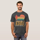 kleuterschool leraar citeren plezier jesus kruis t-shirt (Voorkant volledig)