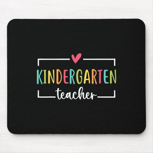 Kleuterschool leraar Eerste dag van de school Welk Muismat (Voorkant)