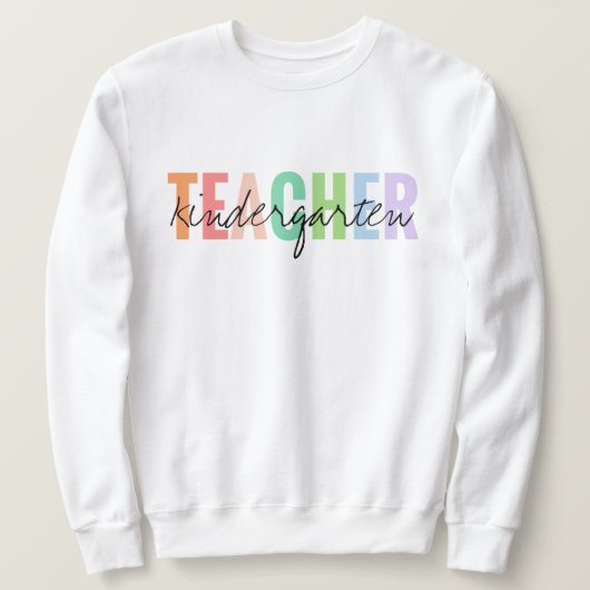 Kleuterschool leraar Unisex Trui (Design voorkant)
