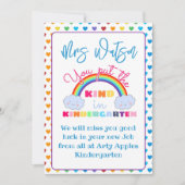 kleuterschool Leraar waardering cadeau KAART HOUDE (Voorkant)