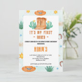 kleuterschool Mijn Eerste Cowboy Rodeo  Kaart (Staand voorkant)