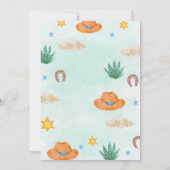 kleuterschool Mijn eerste Rodeo Cowboy Kaart (Achterkant)