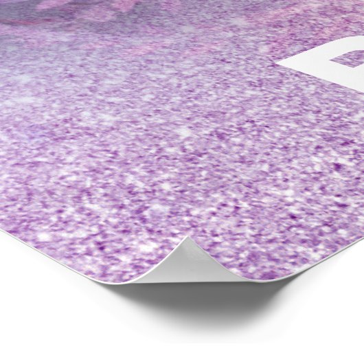 *~* Kleuterschool Monogram AP71 Meisje Letter B Poster (Hoek)