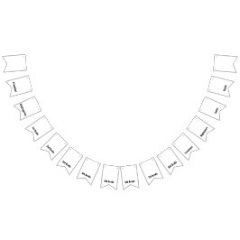 Kleuterschool naar Senior Afstuderen Schooljaren Vlaggetjes