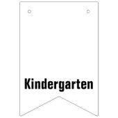 Kleuterschool naar Senior Afstuderen Schooljaren Vlaggetjes (Derde vlag)