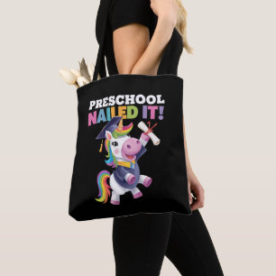 Kleuterschool Nailed It Eenhoorn Afstudeermuts Tote Bag