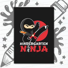 Kleuterschool Ninja Kick Eerste Dag Terug Naar Sch Kaart