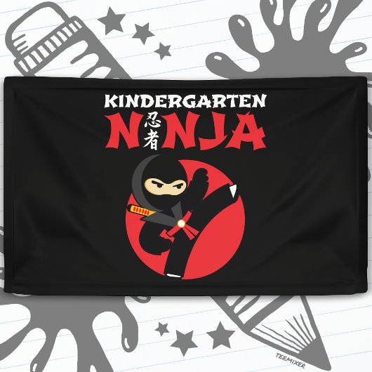 Kleuterschool Ninja Kick Eerste Dag Terug Naar Sch Spandoek