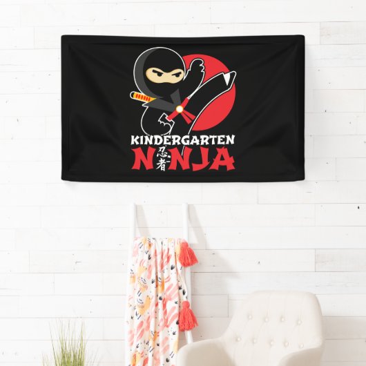 Kleuterschool Ninja Kick Eerste Dag Terug Naar Sch Spandoek (Insitu)