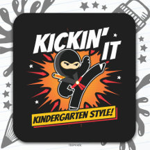 Kleuterschool Ninja Kick Eerste Dag Terug Naar Sch