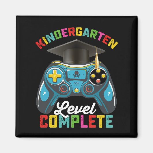 Kleuterschool niveau Compleet Afstuderen Gaming Magneet (Voorkant)