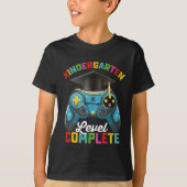 Kleuterschool niveau Compleet Afstuderen Gaming T-shirt (Voorkant)