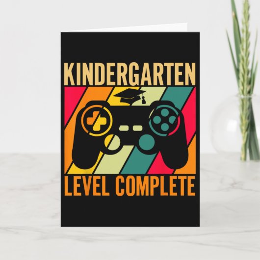 Kleuterschool Niveau Compleet Retro Afstuderen 202 Kaart (Voorkant)