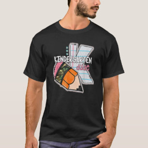Kleuterschool Potlood Leerling Leraar T-shirt