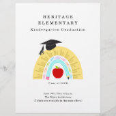 Kleuterschool Pre-K Pre-School Afstuderen Flyer (Voorkant)