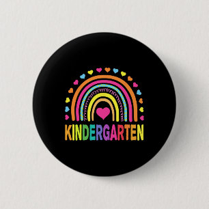 Kleuterschool Regenboog Meisjes Jongens Leraar Tea Ronde Button 5,7 Cm