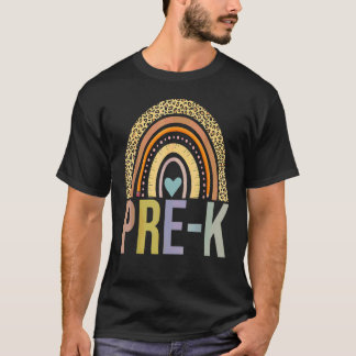 Kleuterschool Regenboog Meisjes Jongens Leraar Tea T-shirt